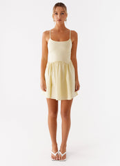 Tesoro Mio Mini Dress - Yellow