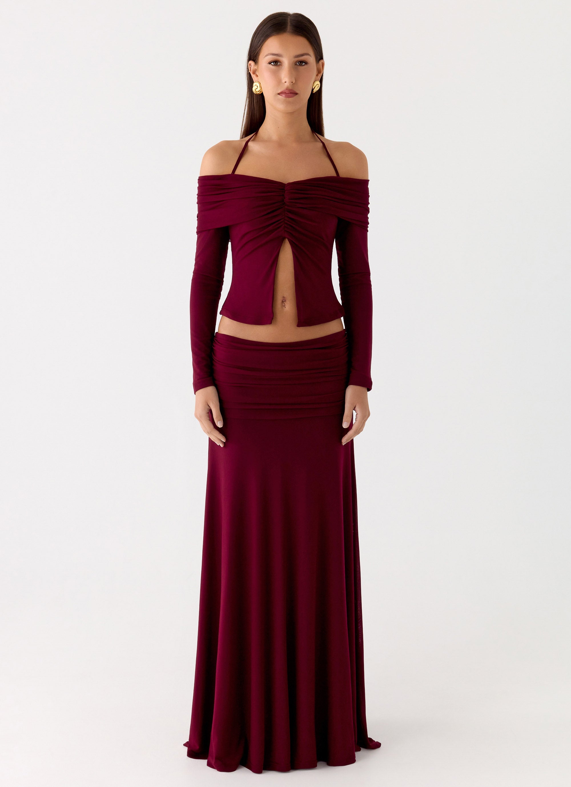 Thorness Long Sleeve Top - Plum