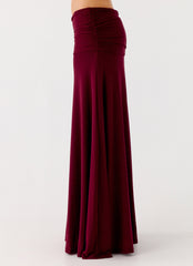 Thorness Maxi Skirt - Plum
