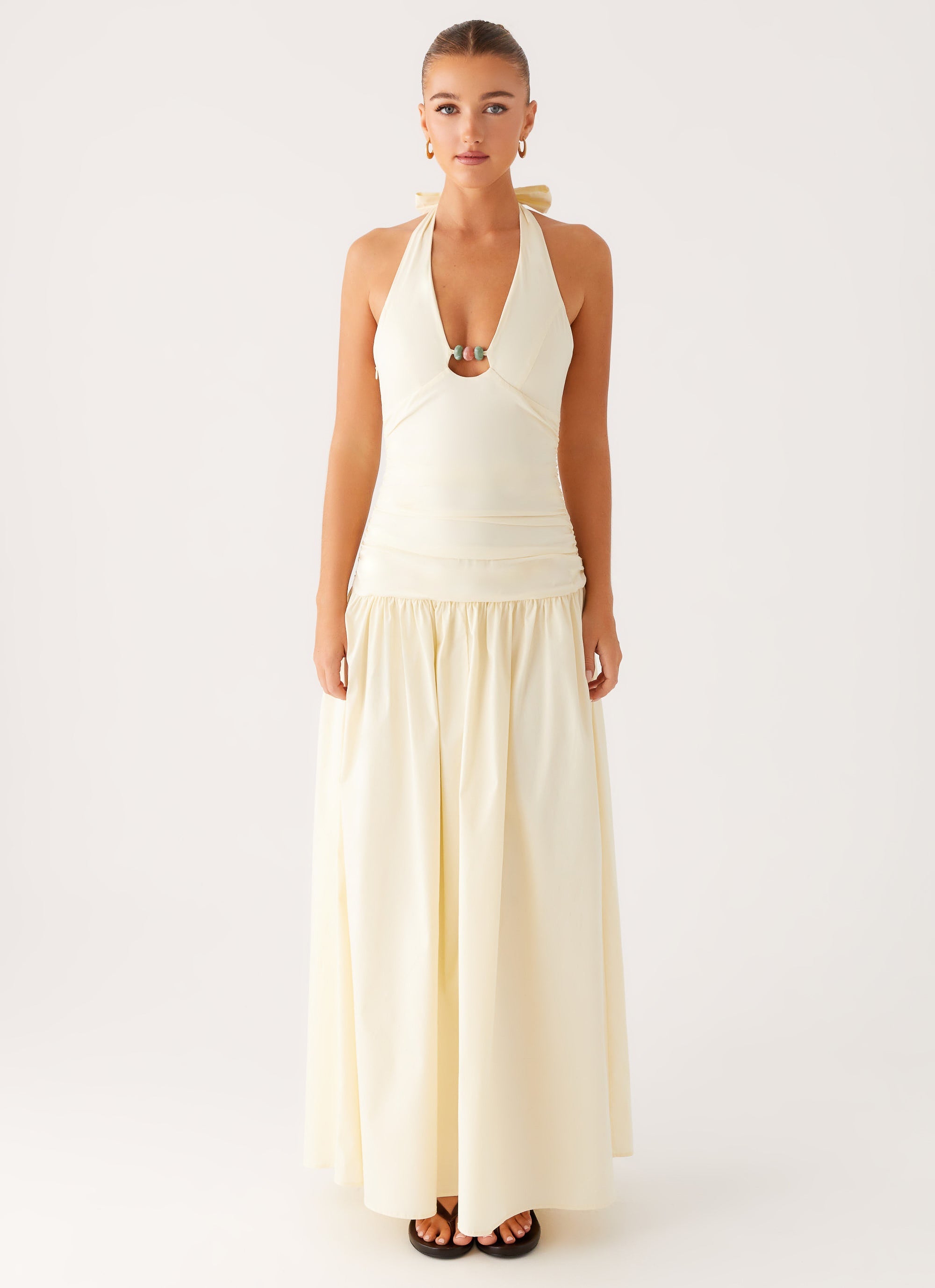 Val Maxi Dress - Lemon