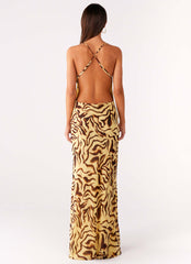 Viva Lune Maxi Dress - Laguna Print