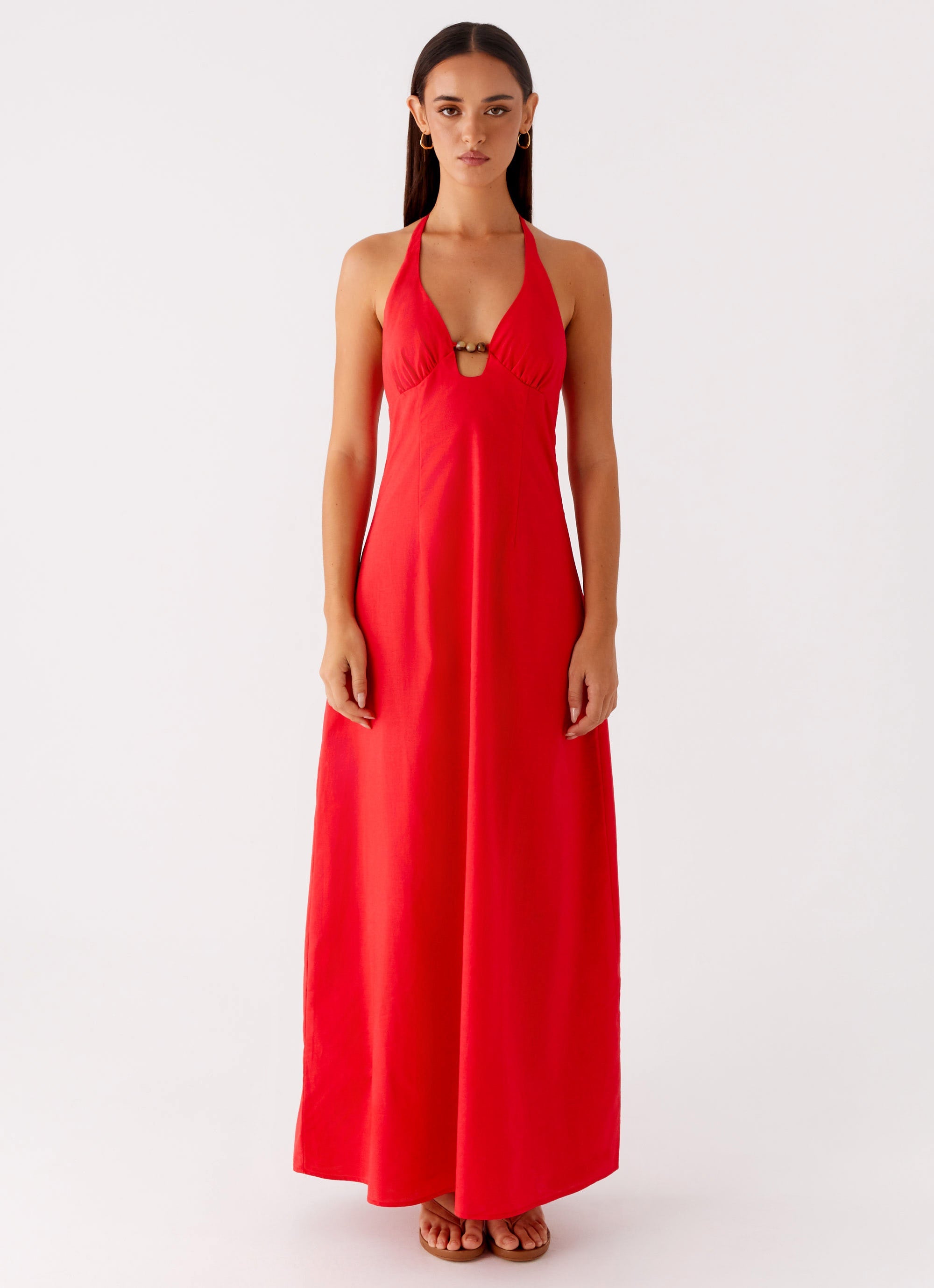 Zana Maxi Dress - Red